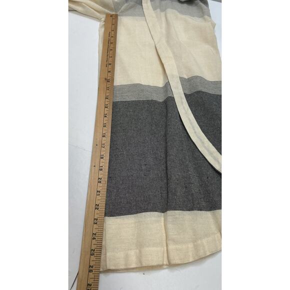 Karma Nepal Crafts Women's M Cotton Baggy Boho Pants Harem Gray Beige Whimsy￼ - Picture 10 of 12